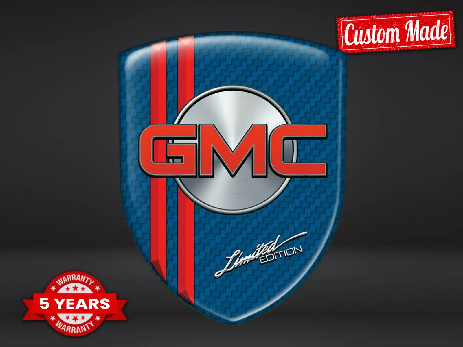 GMC Logosticker Limitiert Stabil Professionell